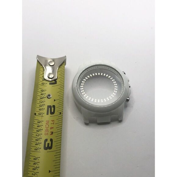 Michael Kors Watch Parts Case 44mm Partial Band White Ceramic Links 22mm GY354 - Picture 1 of 8